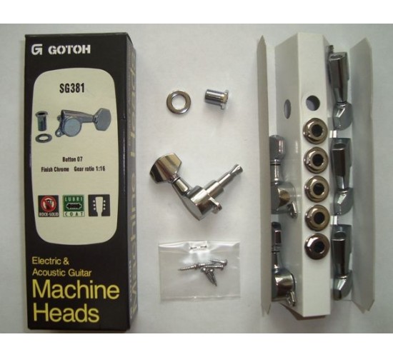 Gotoh SG381-07 колки, хром, 3+3