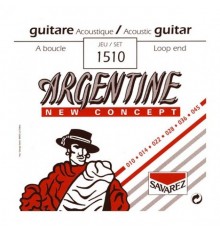 Savarez 1510 Argentine Loop end Extra Light 10-45 струны для акустической гитары