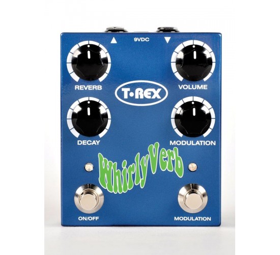 T-REX Whirly Verb Педаль эффектов Reverb для гитары (Volume, Reverb, Modulation, Decay)