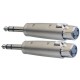 Stagg AC-XFPMSH переходник, XLR (F) - JACK stereo (M)