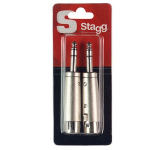 Stagg AC-XFPMSH переходник, XLR (F) - JACK stereo (M)