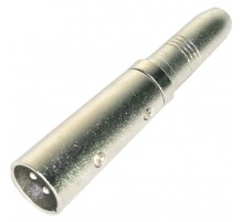 Invotone AD340 переходник 3P XLR папа <>6.35мм моно джек мама, корпус металл