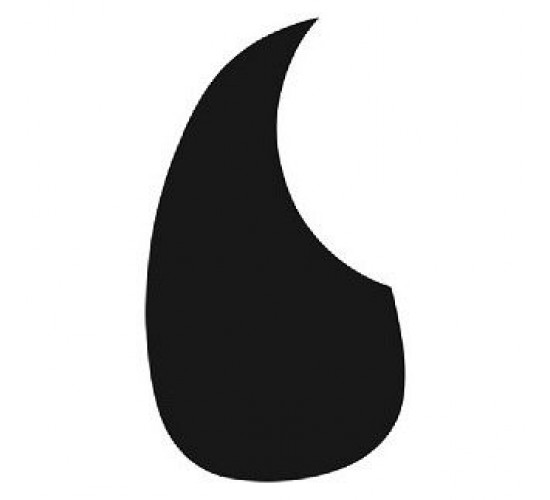 Alice A025G Защитная накладка черная для леворукой гитары