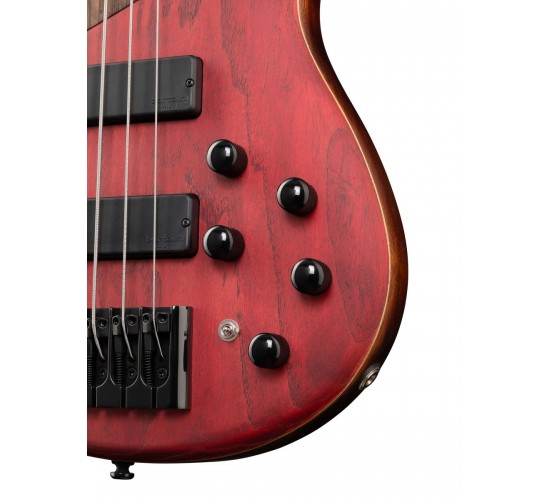 Cort B5 Element OPBR Бас-гитара 5-струнная, цвет красный