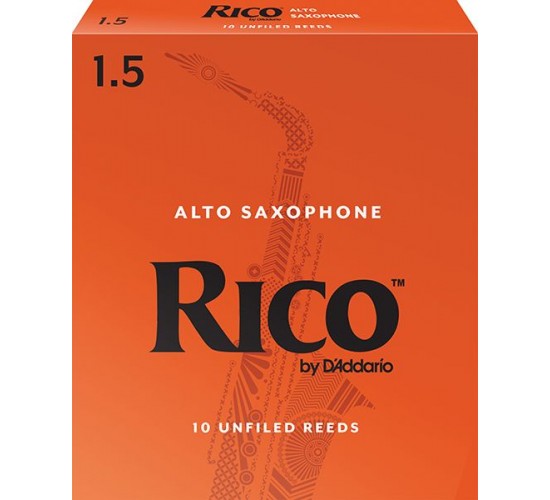 Rico RJA1015 Rico Трости для саксофона альт, размер 1.5, 10шт в упаковке