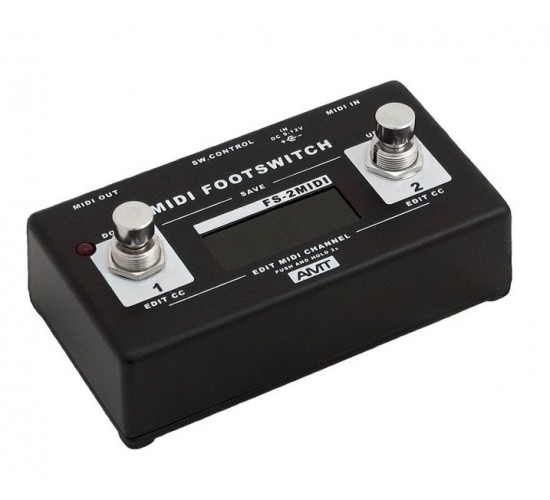 AMT FS-2-M MIDI-футсвитч для комбо-усилителей и предусилителей, AMT Electronics