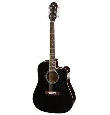 Aria AWN-15CE BK электроакустическая гитара, цвет черный