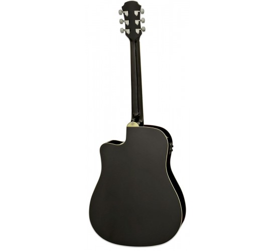 Aria AWN-15CE BK электроакустическая гитара, цвет черный