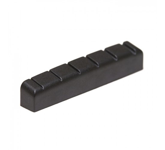 Graphtech PT-6643-00 BLACK TUSQ XL верхний порожек с прорезями для 6-струнной гитары