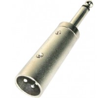Invotone AD320 переходник 3P XLR папа 6.35мм моно Джек папа