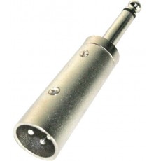 Invotone AD320 переходник 3P XLR папа 6.35мм моно Джек папа