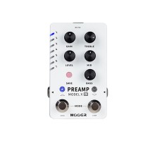 Mooer Preamp Model X2 цифровой гитарный моделирующий двухканальный преамп, 14 моделей