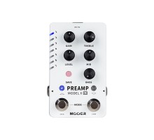 Mooer Preamp Model X2 цифровой гитарный моделирующий двухканальный преамп, 14 моделей