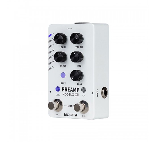 Mooer Preamp Model X2 цифровой гитарный моделирующий двухканальный преамп, 14 моделей