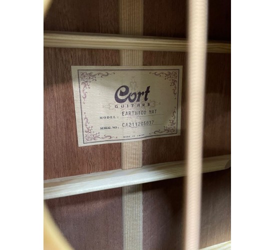 Cort EARTH 100 NAT TA трансакустическая гитара, цвет натуральный
