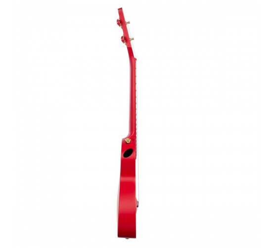 Cascha HH-2280 Carbon Fibre Укулеле концертный, с чехлом, красный, углеволокно