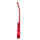 Cascha HH-2280 Carbon Fibre Укулеле концертный, с чехлом, красный, углеволокно