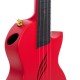 Cascha HH-2280 Carbon Fibre Укулеле концертный, с чехлом, красный, углеволокно