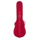Cascha HH-2280 Carbon Fibre Укулеле концертный, с чехлом, красный, углеволокно