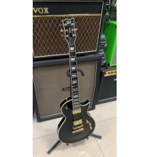 ESP LTD Deluxe EC-1000T электрогитара, цвет черный, Корея USED