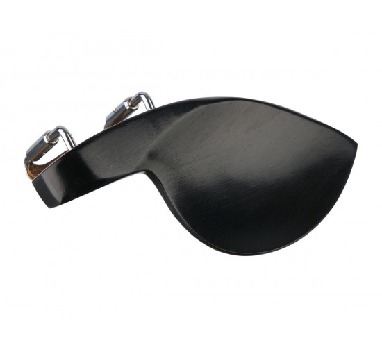 WBO VC09Eu-2/4 1/2 Подбородник для скрипки, модель Strad. Форма крепления - U. Материал - черное дерево