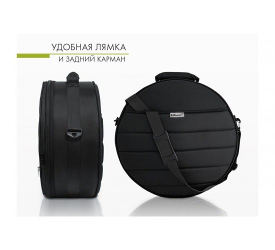 Bag&Music BM1002 SN plus 14''х5,5" чехол для малого барабана с карманом (черный)