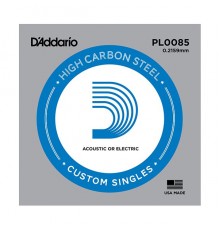 D'Addario PL0085 Plain Steel Отдельная струна без обмотки, сталь, .0085