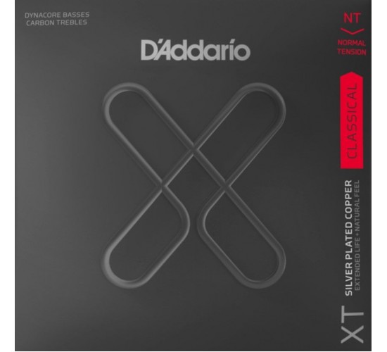 D'Addario XTC45FF XT Комплект струн для классической гитары, посеребр., норм.натяжение, с покрытием