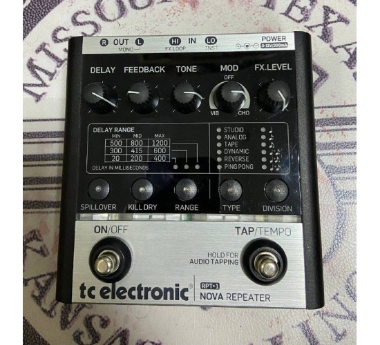 TC Electronic RPT-1 Nova Repeater гитарная педаль эффектов задержки USED