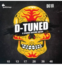 Galli D610 Комплект из 6 струн для электрогитары, серия d-tuned