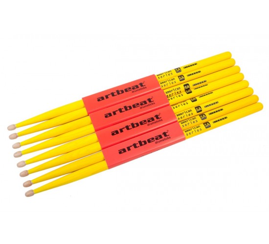 Artbeat ARAM5AH YELLOW барабанные палочки, размер 5A, цвет желтый