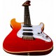 JET JS-600 TRS электрогитара, Stratocaster, корпус кр.дерево/топ клен, HSS, tremolo, цвет TRS