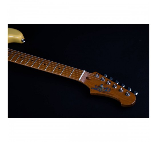 JET JS-400 VYW электрогитара, Stratocaster, корпус липа, 22 лада, HSS, tremolo, цвет VYW