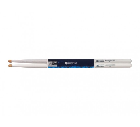 HUN 10104005 Colored Series Bluefire 5A Барабанные палочки, орех гикори, белые