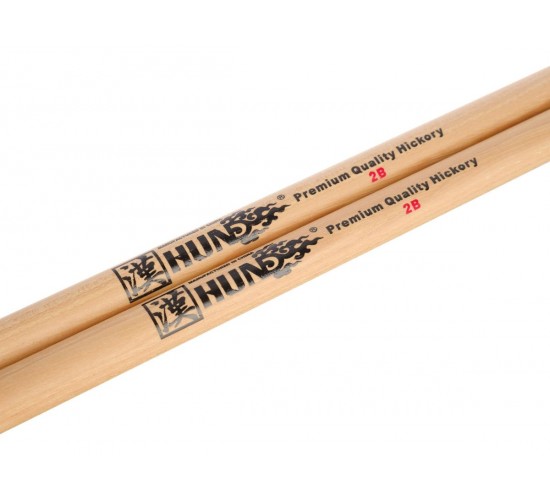 HUN 10101001022 Natural Series 2B Барабанные палочки, орех гикори, деревянный наконечник