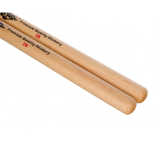 HUN 10101001022 Natural Series 2B Барабанные палочки, орех гикори, деревянный наконечник