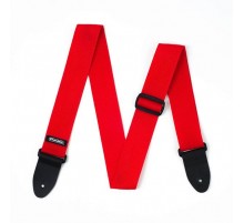 Dunlop D07-01RD Poly Ремень для гитары, полиэстер, красный