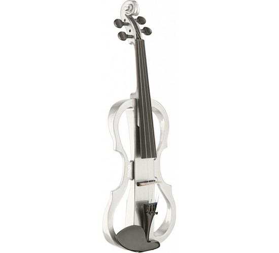 Stagg EVN X-4/4 WH Электроскрипка 4/4 Цельный клен, лакированный корпус. Цвет: белый