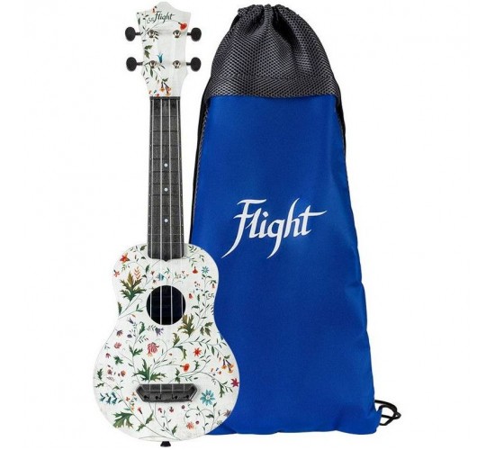 Flight ULTRA S-40 Flower укулеле сопрано, серия Ultra, поликарбонат армированный