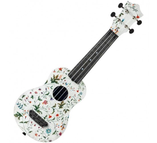 Flight ULTRA S-40 Flower укулеле сопрано, серия Ultra, поликарбонат армированный