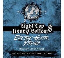Framus 45240 струны для 8-струнной электрогитары Blue Label 09-80 (Light-Heavy), никель