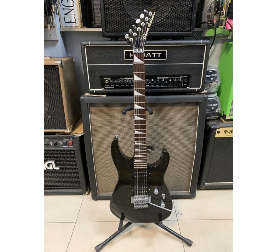 Grover Jackson Soloist SL C.U.90 HH Transparent Black электрогитара, Япония USED
