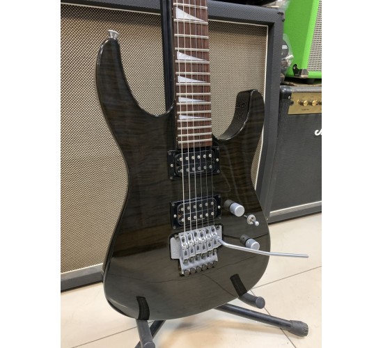 Grover Jackson Soloist SL C.U.90 HH Transparent Black электрогитара, Япония USED
