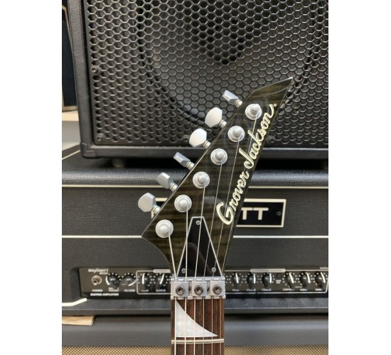 Grover Jackson Soloist SL C.U.90 HH Transparent Black электрогитара, Япония USED