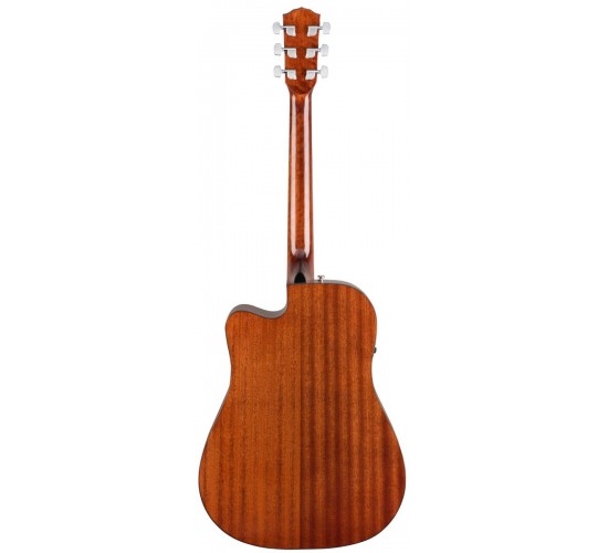 Fender CD-60SCE Dread All-Mah WN электроакустическая гитара, цвет натуральный