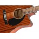 Fender CD-60SCE Dread All-Mah WN электроакустическая гитара, цвет натуральный