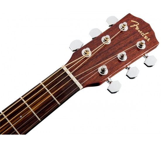 Fender CD-60SCE Dread All-Mah WN электроакустическая гитара, цвет натуральный