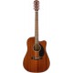 Fender CD-60SCE Dread All-Mah WN электроакустическая гитара, цвет натуральный