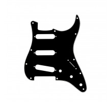 Musiclily MX0112 Защитная накладка электрогитары Fender Stratocaster, 3 слоя, черная