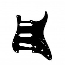 Musiclily MX0112 Защитная накладка электрогитары Fender Stratocaster, 3 слоя, черная